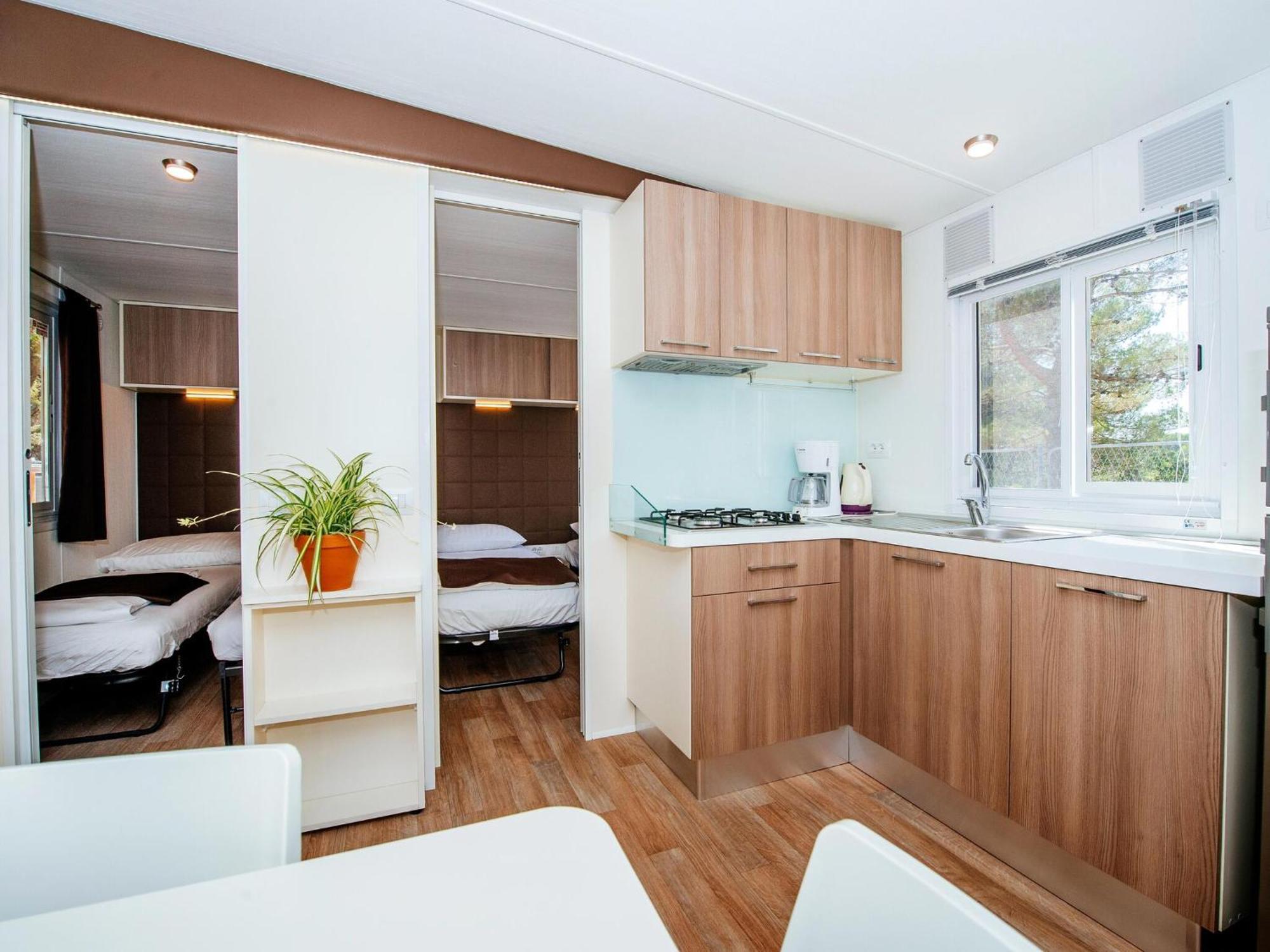 Mobile Homes In Zaton Resort, With Large Pool Area